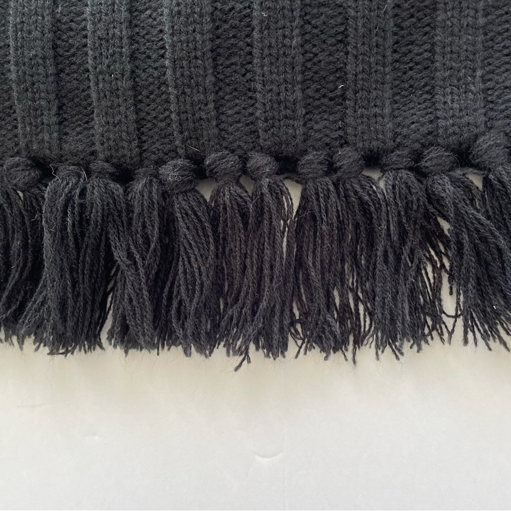 Knit Shoulder Crossbody Bag Black - Picture 4 of 5